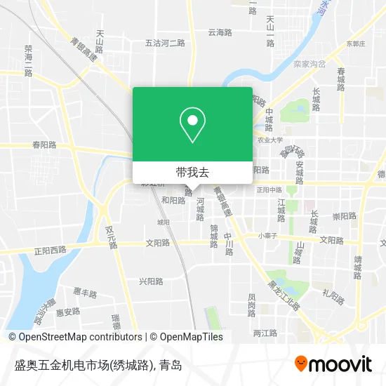 盛奥五金机电市场(绣城路)地图