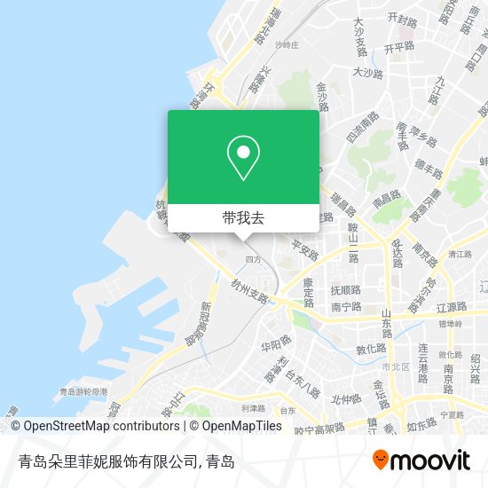 青岛朵里菲妮服饰有限公司地图