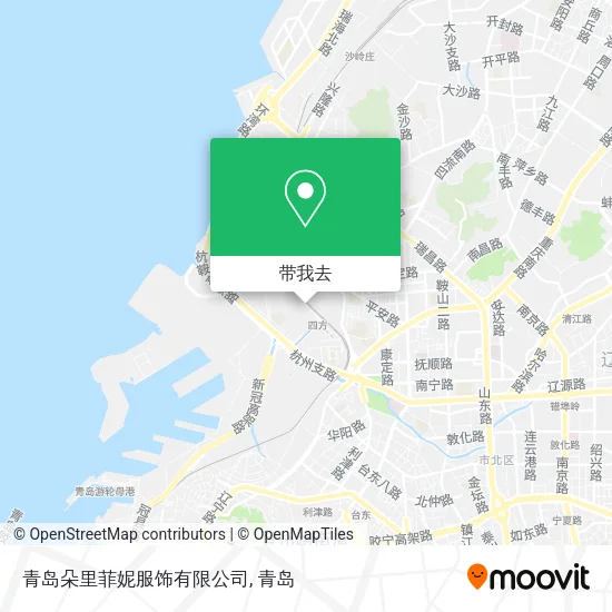 青岛朵里菲妮服饰有限公司地图