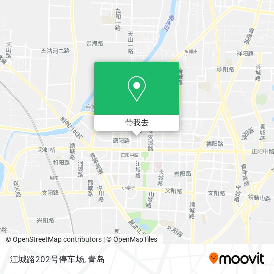 江城路202号停车场地图