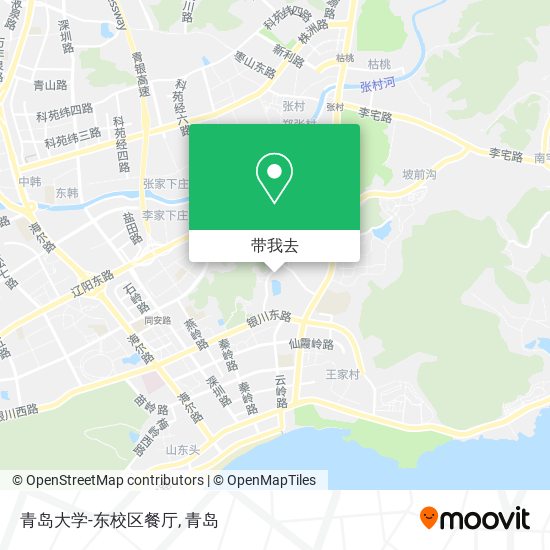 青岛大学-东校区餐厅地图