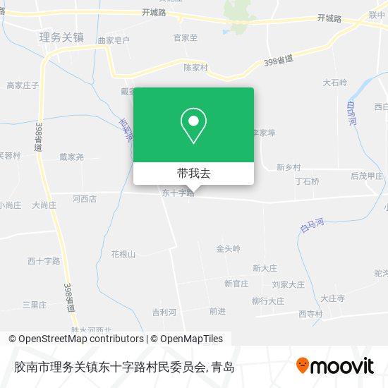 胶南市理务关镇东十字路村民委员会地图