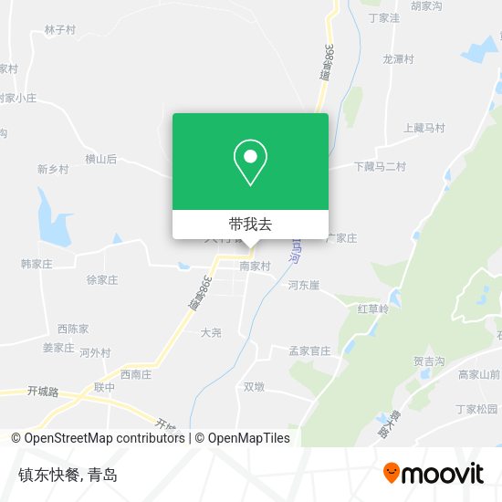 镇东快餐地图