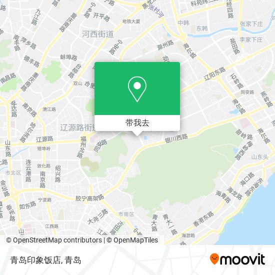 青岛印象饭店地图