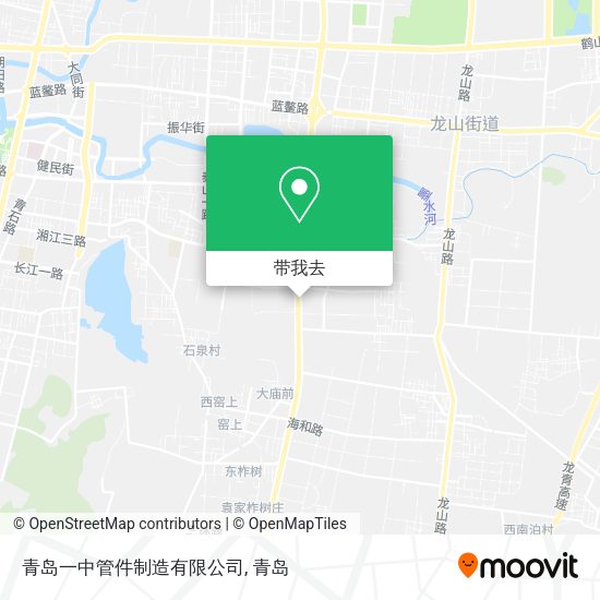 青岛一中管件制造有限公司地图