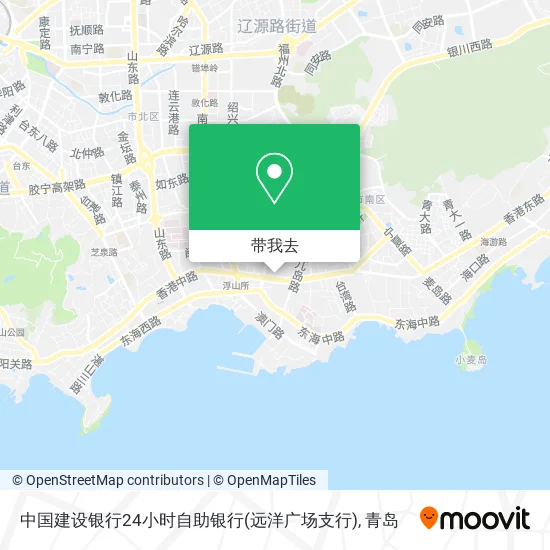 中国建设银行24小时自助银行(远洋广场支行)地图