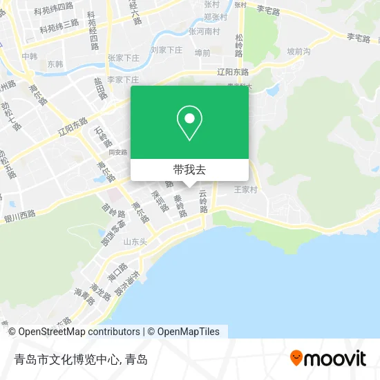 青岛市文化博览中心地图