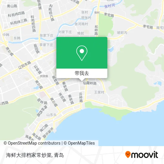 海鲜大排档家常炒菜地图