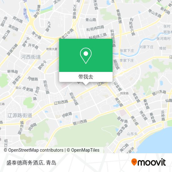 盛泰德商务酒店地图