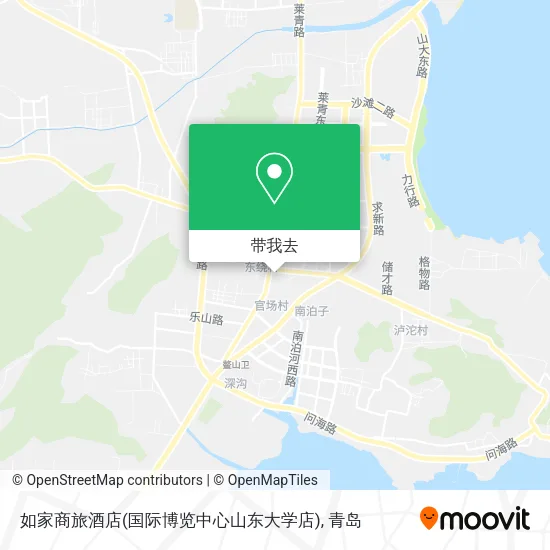 如家商旅酒店(国际博览中心山东大学店)地图