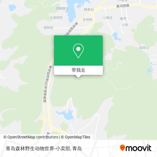 青岛森林野生动物世界-小卖部地图