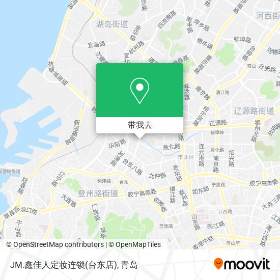 JM.鑫佳人定妆连锁(台东店)地图