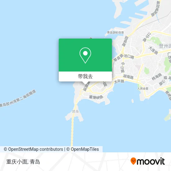重庆小面地图
