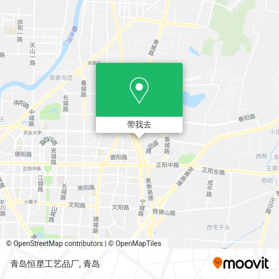 青岛恒星工艺品厂地图