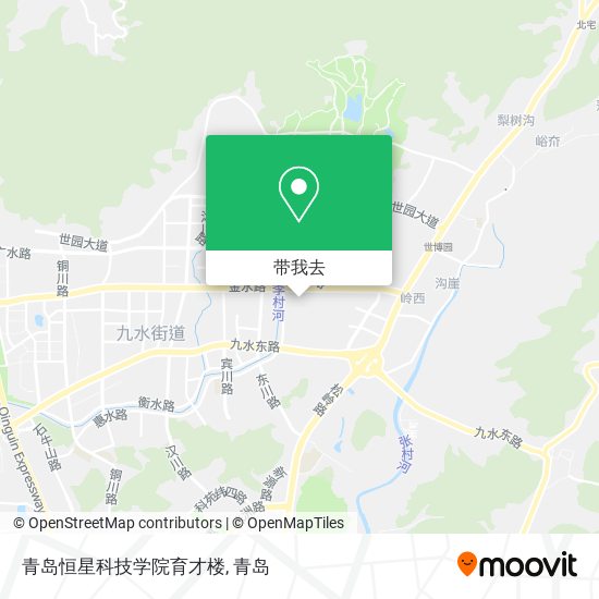 青岛恒星科技学院育才楼地图