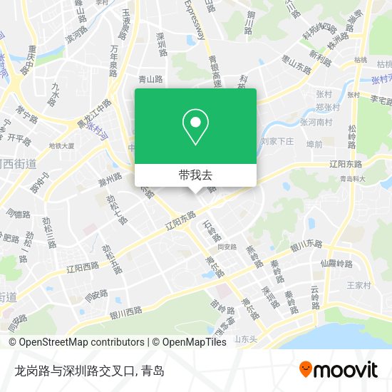 龙岗路与深圳路交叉口地图