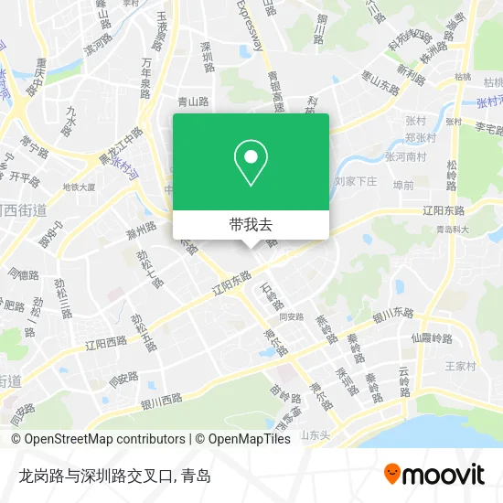 龙岗路与深圳路交叉口地图