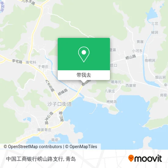 中国工商银行崂山路支行地图