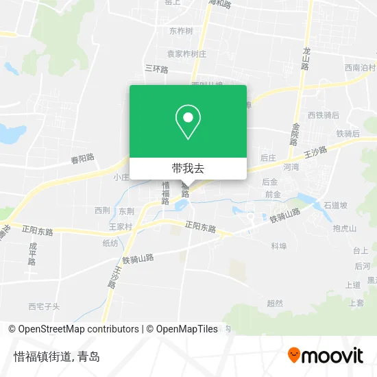 惜福镇街道地图