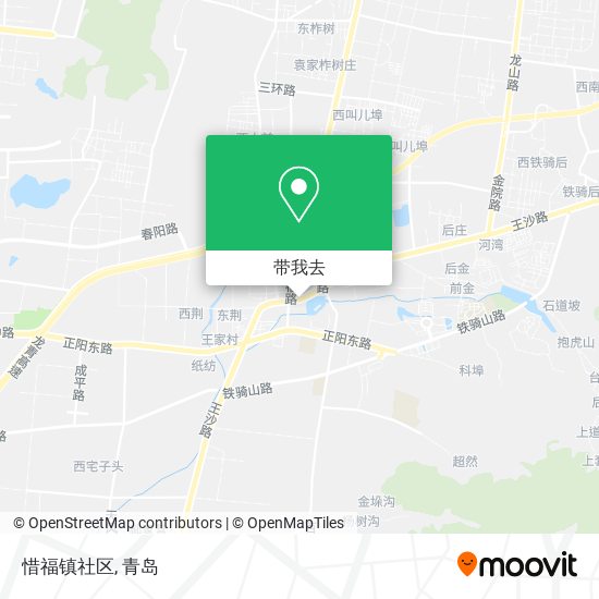 惜福镇社区地图