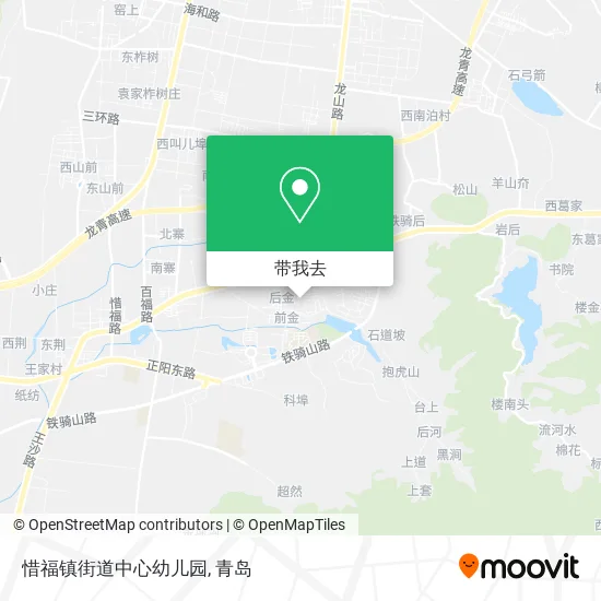 惜福镇街道中心幼儿园地图