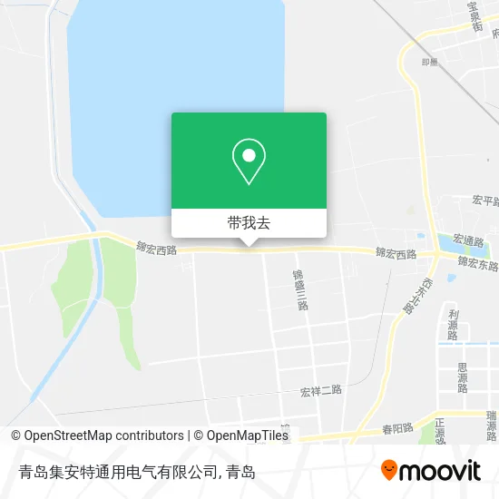 青岛集安特通用电气有限公司地图