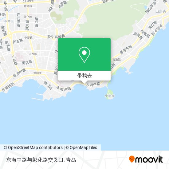 东海中路与彰化路交叉口地图