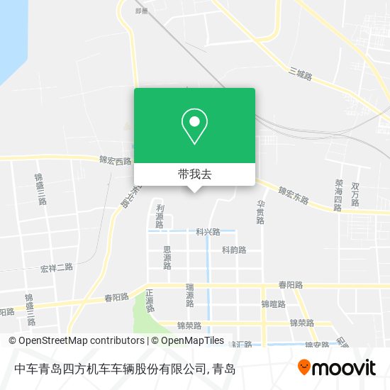 中车青岛四方机车车辆股份有限公司地图