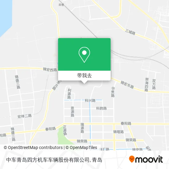 中车青岛四方机车车辆股份有限公司地图