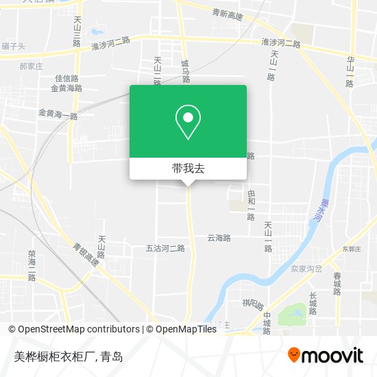 美桦橱柜衣柜厂地图
