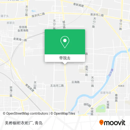 美桦橱柜衣柜厂地图