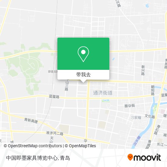 中国即墨家具博览中心地图