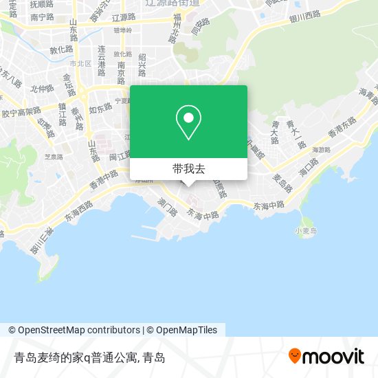 青岛麦绮的家q普通公寓地图