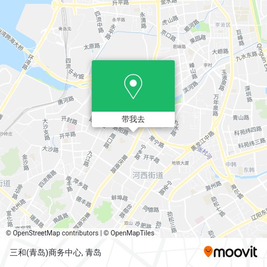 三和(青岛)商务中心地图