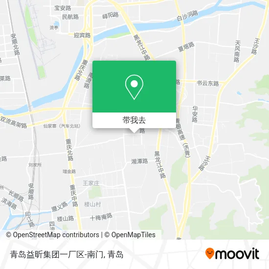 青岛益昕集团一厂区-南门地图