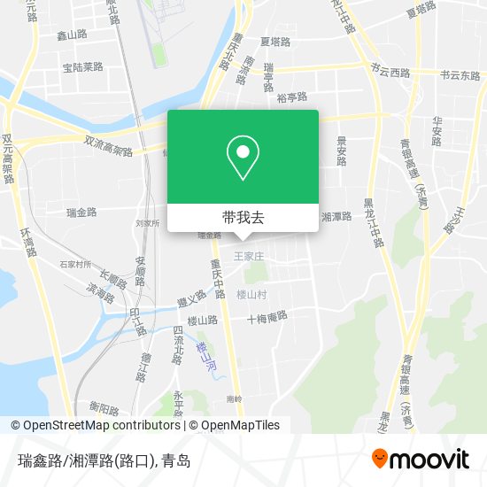 瑞鑫路/湘潭路(路口)地图