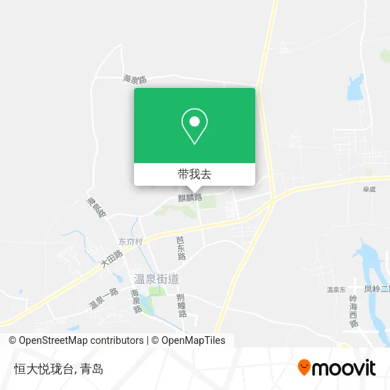 恒大悦珑台地图