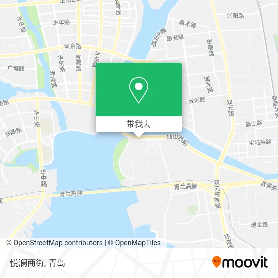 悦澜商街地图