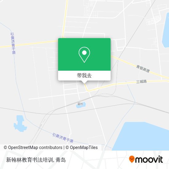 新翰林教育书法培训地图