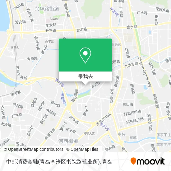 中邮消费金融(青岛李沧区书院路营业所)地图