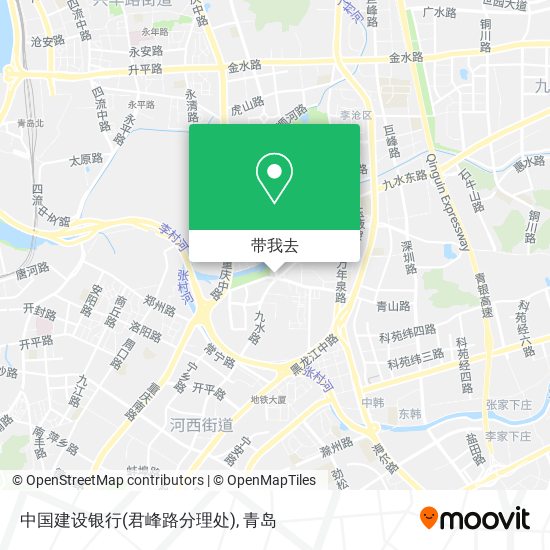 中国建设银行(君峰路分理处)地图