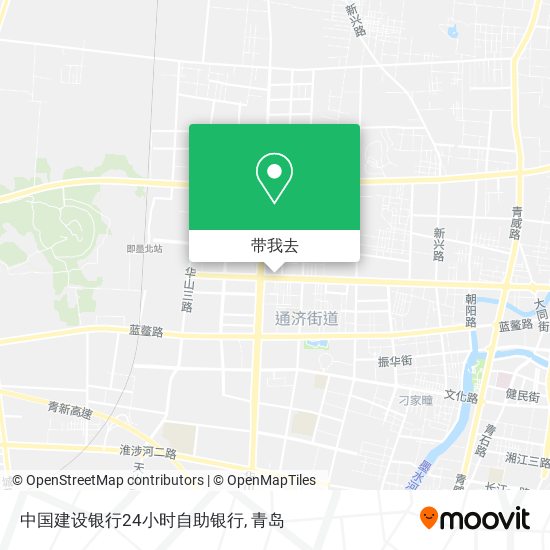 中国建设银行24小时自助银行地图