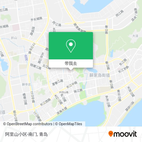 阿里山小区-南门地图