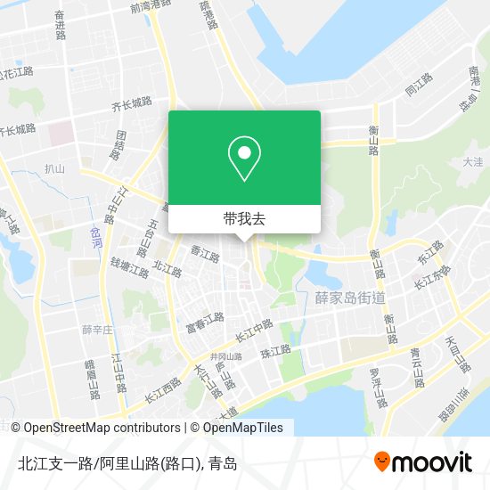 北江支一路/阿里山路(路口)地图