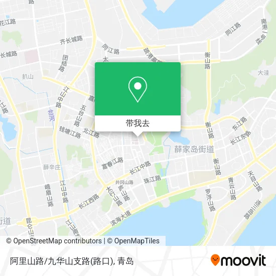 阿里山路/九华山支路(路口)地图