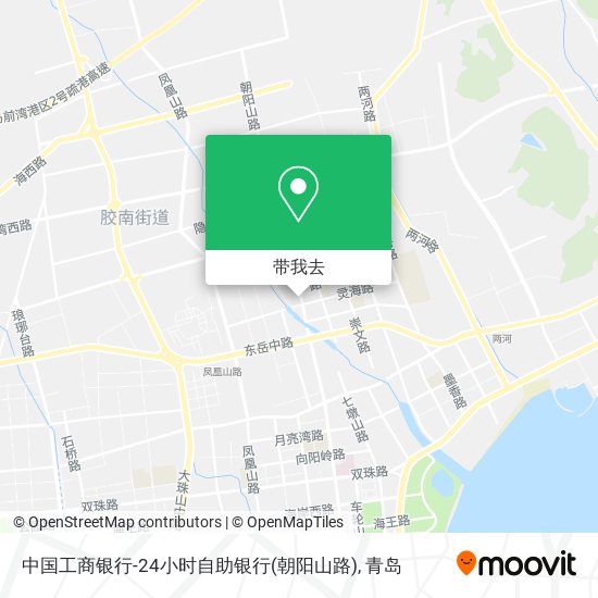 中国工商银行-24小时自助银行(朝阳山路)地图