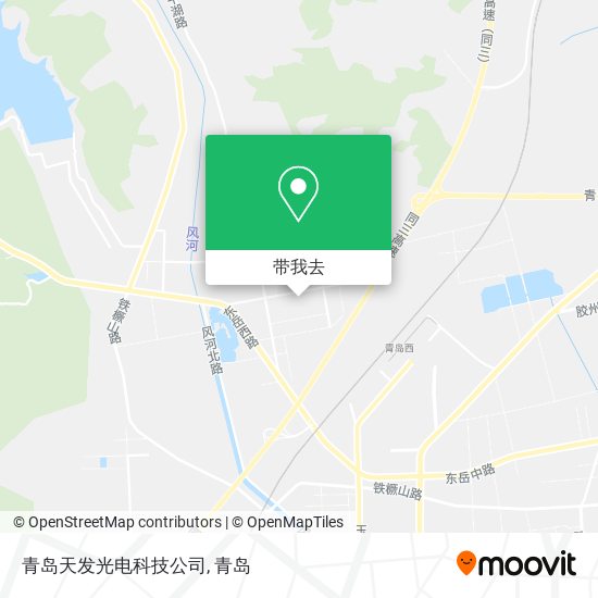 青岛天发光电科技公司地图