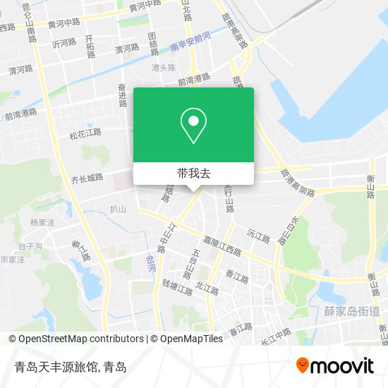 青岛天丰源旅馆地图
