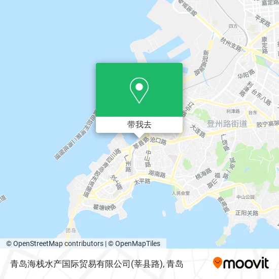 青岛海栈水产国际贸易有限公司(莘县路)地图