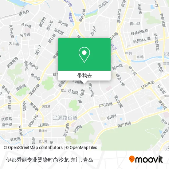 伊都秀丽专业烫染时尚沙龙-东门地图
